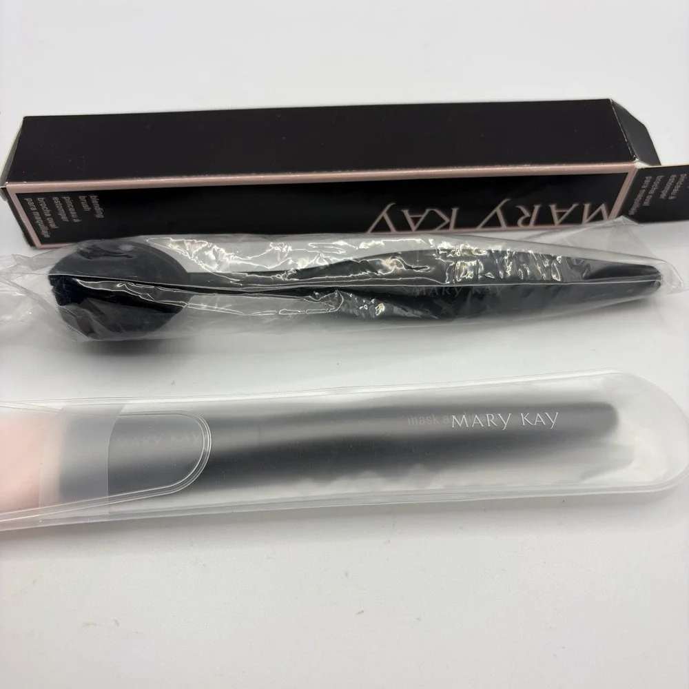 Mary Kay Blending Brush & Silicone Mask Applicator Face Brush Lot of 2 New